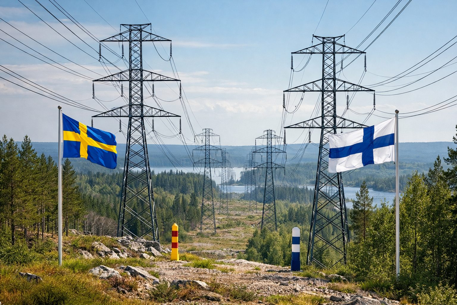 Undervattenskabeln Aurora Line mellan Sverige och Finland, kraftöverföring till havs