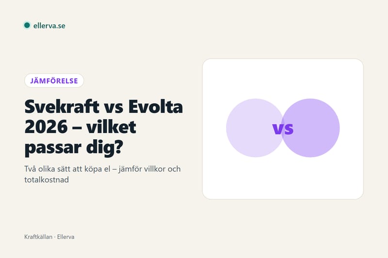 Rubrikbild: Svekraft vs Evolta 2026 – vilket passar dig?